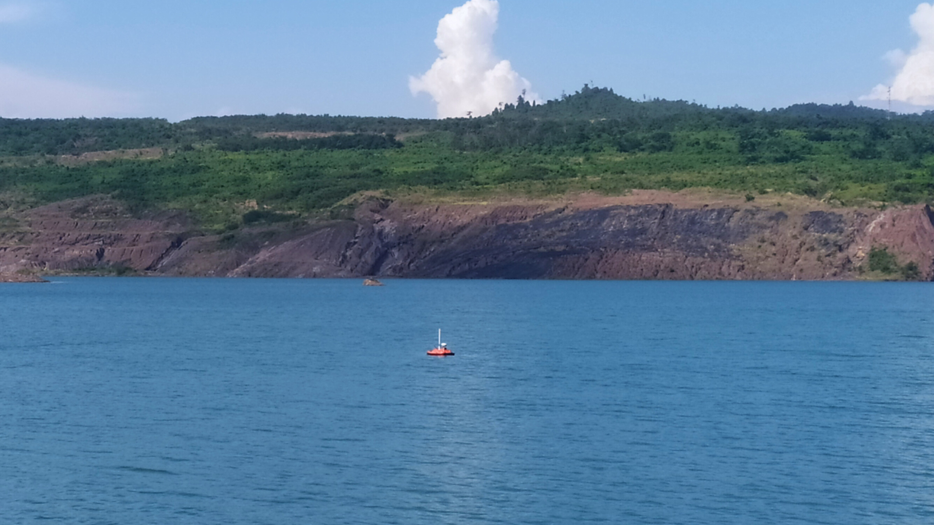 Autonomous Bathymetry Survey  using Single Beam Echo sounder  Single and Dual Frequency